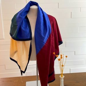 (2/$15) NWT H&M scarf (cream, burgundy, blue, green)